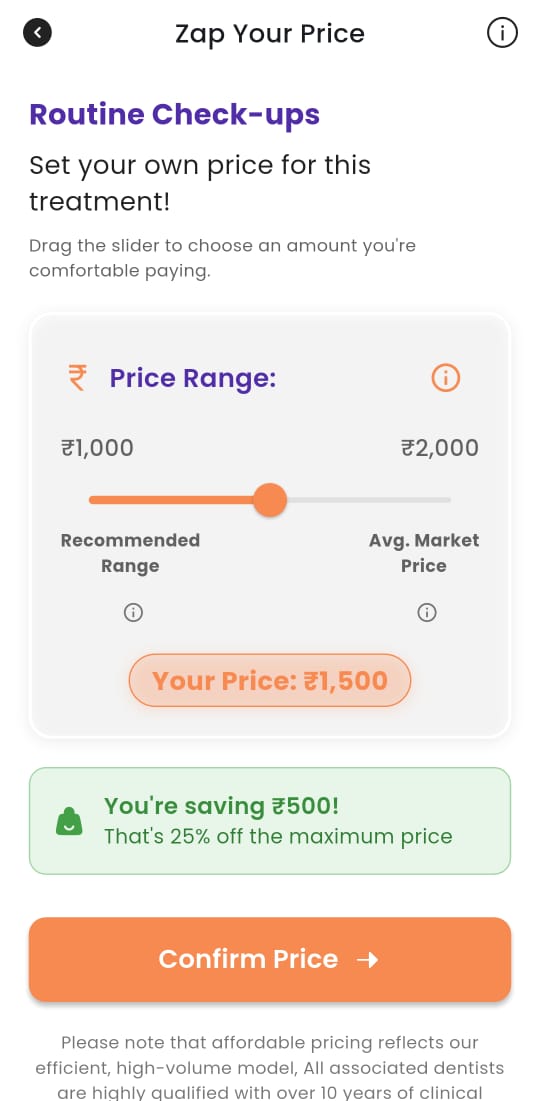 Zap My Price – Fix Your Own Price for Dental Treatments!